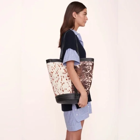 ISO!!!!!STAUD Henri Bucket Tote in Mixed Haircalf - Picture 2 of 2
